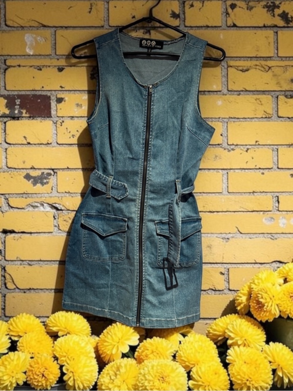 Rewash denim dress